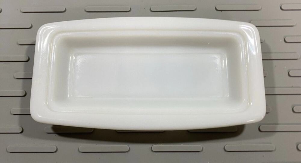 Vintage Pyrex Milk Glass Butter Dish Replacement Part Base Only